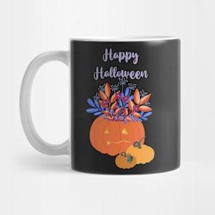 Happy Halloween pumpkin art, pumpkin design Mug
